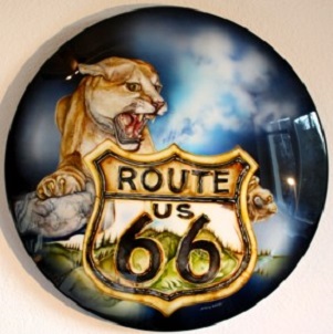 ROUTE 66 Reserveraddeckel O3
